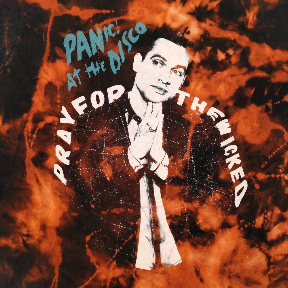 Panic at the Disco PFTW Tour Custom Bleach T-Shirt - Picture 2 of 6